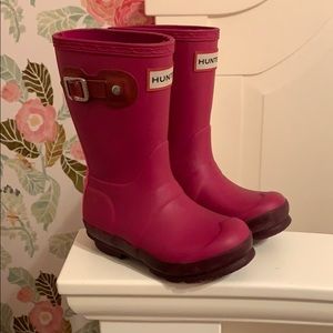 Pink Hunter Rain boots